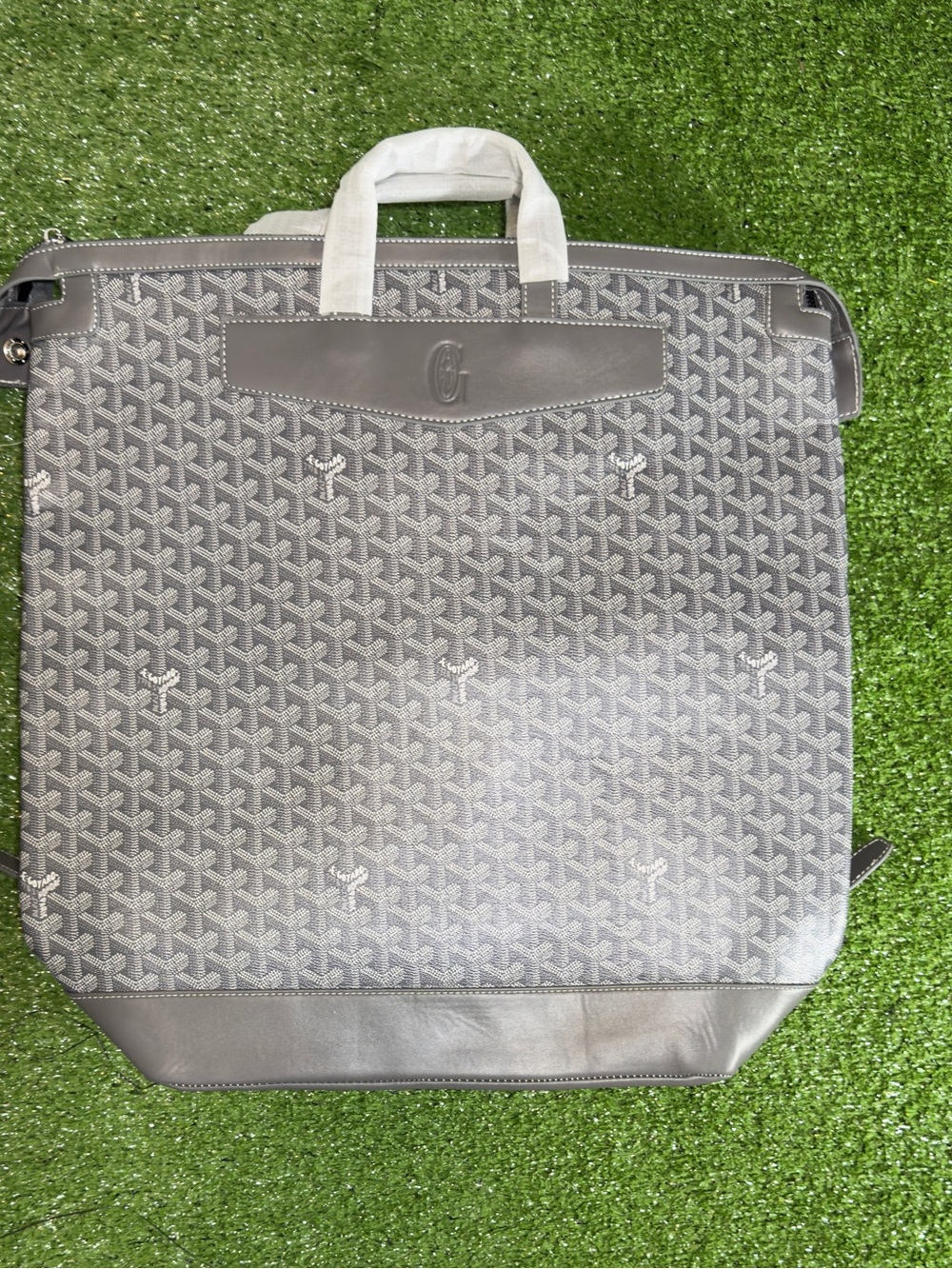 Goyard Green Leather
Backpack Tote